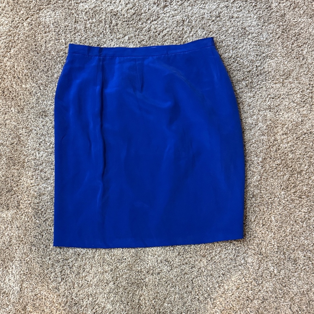 Josephine Chaus Royal Blue Pencil Skirt